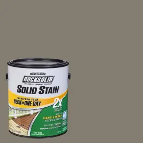 319790 Rust-oleum Rocksolid Exterior Paint 1 Gal. Winchester 2x Solid Stain