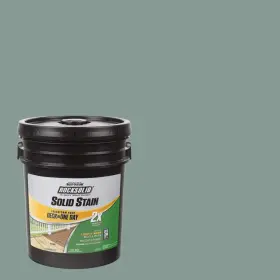 319828 Rust-oleum Rocksolid Exterior Paint 5 Gal. Moss 2x Solid Stain Home