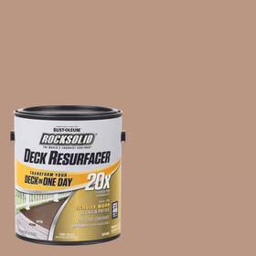 Rust-oleum Rocksolid 445010447484 1 Gal. Buckskin Exterior 20x Deck Resurfacer