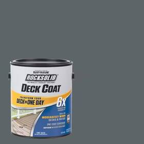 Rust-oleum Rocksolid 445056374331 1 Gal. Carbon Exterior 6x Deck Coat