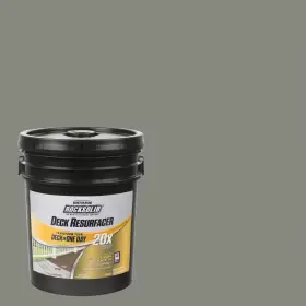 Rust-oleum Rocksolid 711181419412 4 Gal. Bedrock Exterior 20x Deck Resurfacer