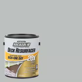 Rust-oleum Rocksolid 711181715354 1 Gal. Graywash Exterior 20x Deck Resurfacer