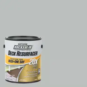Rust-oleum Rocksolid 711181715354 1 Gal. Graywash Exterior 20x Deck Resurfacer