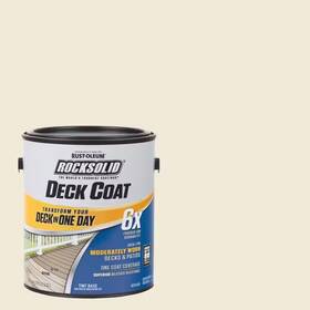 Rust-oleum Rocksolid 744110110029 1 Gal. Cape Cod Gray Exterior 6x Deck Coat