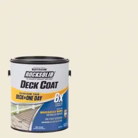 Rust-oleum Rocksolid 744110110029 1 Gal. Cape Cod Gray Exterior 6x Deck Coat