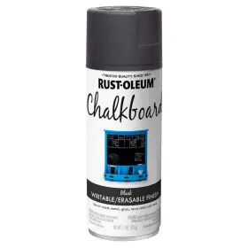 301438 Rust-oleum Specialty 11 Oz. Chalkboard Flat Black Spray Paint 6-pack