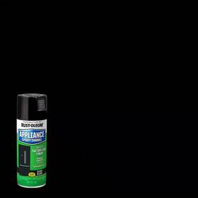 Rust-oleum Specialty 445013420460 12 Ounce Gloss Black Appliance Epoxy Spray Interiior Paint 6-pack