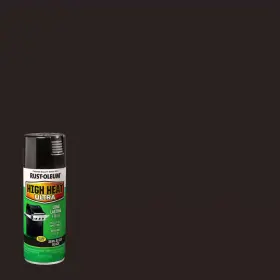 Rust-oleum Specialty 711181694734 12 Oz High Heat Spray Paint - Ultra Semi-gloss Black For Bbq Grills Engines