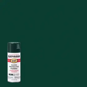 Rust-oleum Stops Rust 313025235242 12 Oz. Protective Enamel Gloss Dark Hunter Green Spray Paint 6-pack