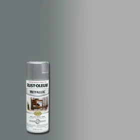 7271830 Rust-oleum Stops Rust Rustoleum Metallic Silver Protective Spray Paint 11 Oz