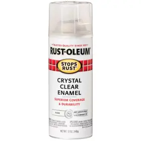 Rust-oleum Stops Rust 744759482037 12 Oz. Protective Enamel Gloss Crystal Clear Spray Paint