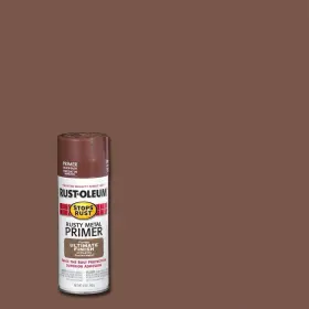7769830 Rust-oleum Stops Rust 12 Oz. Flat Rusty Metal Primer Spray 6-pack