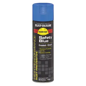 V2124838 Rust-oleum Brands Safety Blue Hard Hat Enamel Spray Paint 15 Oz