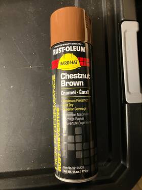 Rust-oleum V2175838 Rustoleum Chestnut Brown V2100 H.p . Enamel Spray Paint Hard Hat