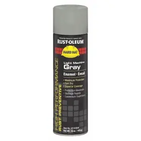 V2183838 Rust-oleum Preventative Spray Paint Light Machinery Gray Gloss