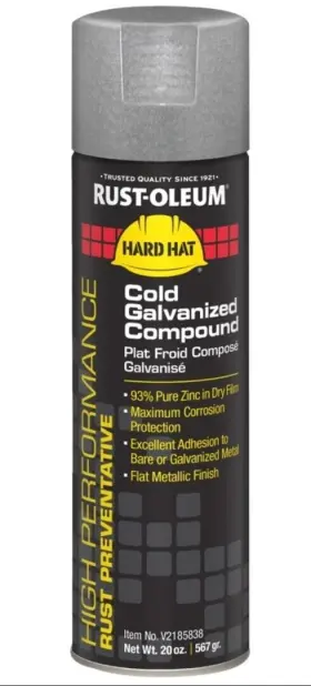 V2185838 Rust-oleum 6pack Cold Galvanized Compound Preventative Spray Paint