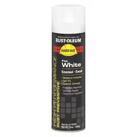 V2190838 Rust-oleum Preventative Spray Paint White Flat 15 Oz