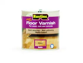 Rustins 015332000050 Floor Varnish Clear 2.5l Satin