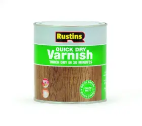 Avmc1000 Rustins 015332000197 Quick Dry Varnish Matt Clear 1l