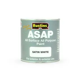 Rustins 015332001538 All Surface Purpose Paint White 1l