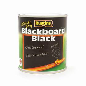 Rustins Blab500 Blackboard Black Paint 500ml