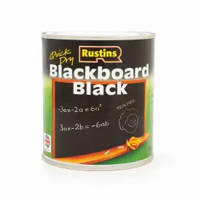 Blab500 Rustins Blackboard Black Paint 500ml