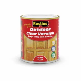 Eavg500 Rustins Quick Dry Outdoor Clear Varnish 500 Ml Gloss