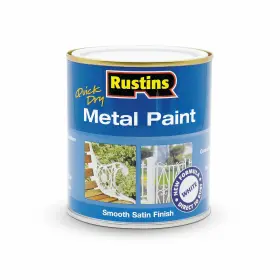 Mpwh500 Rustins 500ml Quick Dry Metal Paint - White