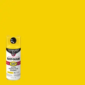 376898ea Rustoleum Stops Rust 5-in-1 Spray Paint Gloss Sunburst Yellow 12 Oz