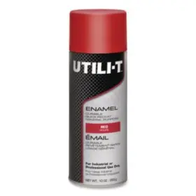 387391 Rustoleum Utili-t Spray Paint Red 10 Oz Aerosol Can 6/carton