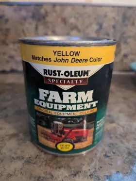 7443-502 Rustoleum 1 Quart John Deere Yellow Farm Equipment Paint