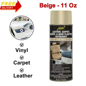 S.m. Arnold 079038652017 Sm Refinishing Spray Paint Beige For Leather Carpet Vinyl Plastic 11 Oz