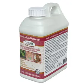 Sam-801-1l Saman Waterbased Dead Flat Varnish Sam-801 Protects Decorative Surfaces 946 Ml