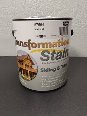Sashco 031525675640 Stain Transformation Siding And Trim - 1 Gallon Natural #67564 New