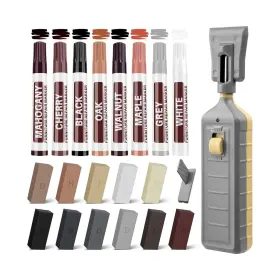 Lk01 Scnk Vinyl Floor Repair Kit With Heat Pen 11 Colors Wood Filler Set Lami... Fast Ship