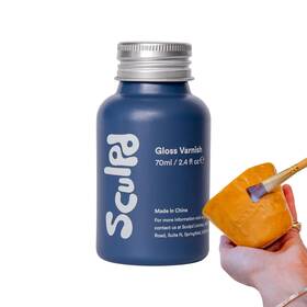 Sculpd Gv-01 70 Ml Air Dry Clay Glaze - Gloss Scratch Resistant And Waterproof Pot