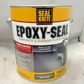 370771 Seal-krete Epoxy-seal Concrete And Garage Metallic Charcoal Gray Gal Dented Can