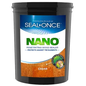 Seal Once 850336531101 Nano Penetrating Wood Sealer Cedar 5gal