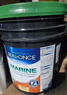8616 Seal-once Marine Premium Wood Sealer Clear 5 Gal