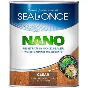 So7214 Seal Once Exterior Wood Stains S Nano Waterproof 1gal Smooth Clear