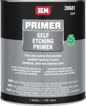 Sem 064678639689 Self Etching Primer Gray Gallon