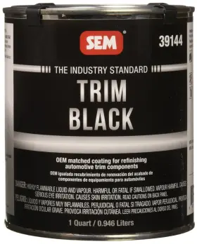 Sem 467863914460 39144 Trim Black Aerosol - 1 Quart