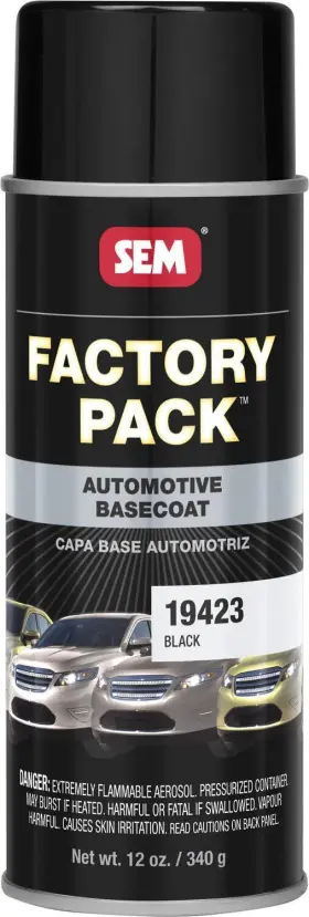 Wa8555 Sem 646786194238 19423 Black Factory Pack Aerosol 12 Oz Gm