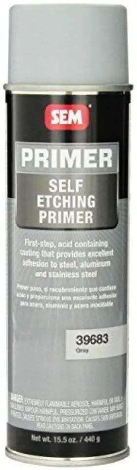 Sem 646786396830 39683 Grey Self Etching Primer - 15.5 Oz