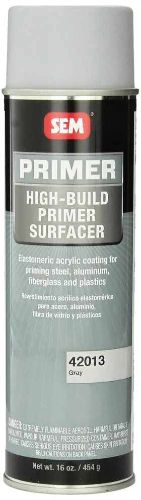 Sem 646786420139 42013 Grey High Build Acrylic Primer - 16 Oz