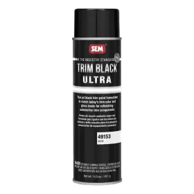 Sem 646786491535 49153 Trim Black Ultra Spray Paint With Gloss Finish Designed For Pla