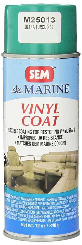 Sem M25013 Ultra Turquoise Marine Vinyl Coat 12 Ounces
