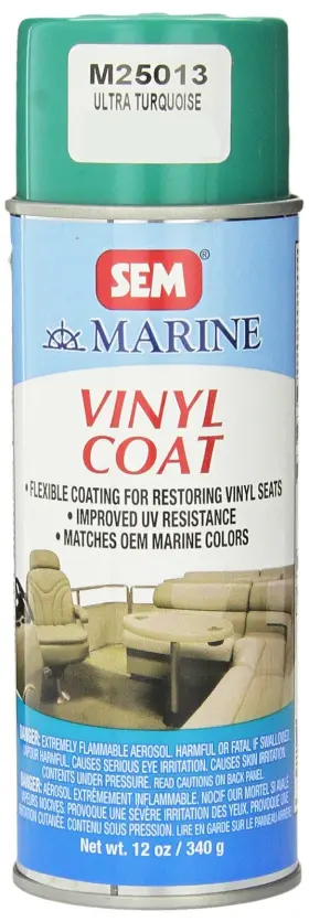 M25013 Sem Ultra Turquoise Marine Vinyl Coat 12 Ounces