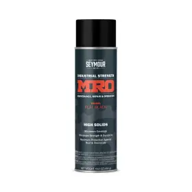 Seymour 043281006804 Flat Black Spray Paint - 16oz Resists Abrasion Heat And Corrosive Chemicals