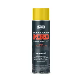 620-1446 Seymour 043281006835 Industrial Mro High Solids Spray Paint Ryder Yellow 16 Ounce Pack